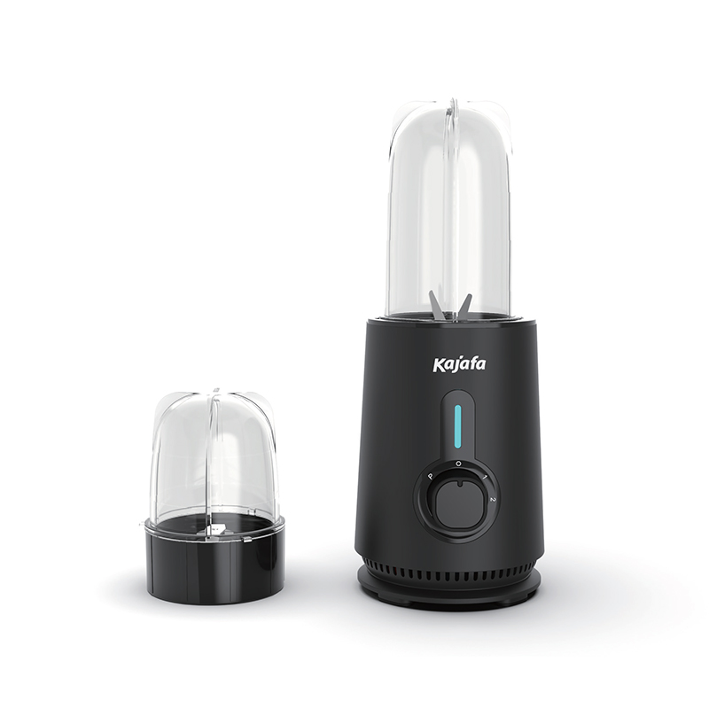 BL398AB Set frullatore da cucina professionale con lame per frullare e macinare, macinacaffè portatile con flaconi da 300 ml + 500 ml, 2 velocità con funzione a impulsi Frullatore per succo