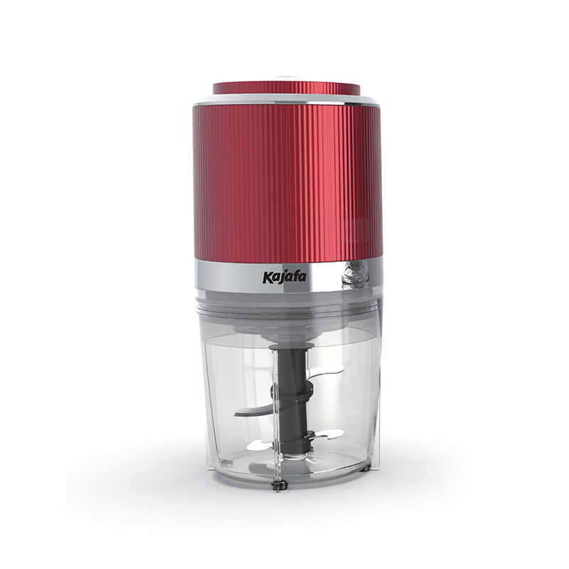 FP119E-P Mini tritatutto, piccolo tritacarne per robot da cucina, cubettatrice elettrica per pappe, carne, cipolle, verdure, ciotola frullatore da 500 ml e 4 lame resistenti in acciaio inossidabile
