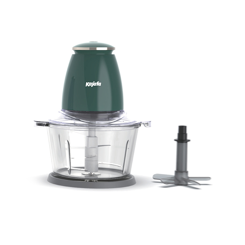 FP126G Mini tritatutto elettrico da 1,5 litri Tritacarne per robot da cucina, 4 lame a due livelli, Ciotola in acciaio inossidabile da 400 W Frullatore tritacarne per carne, verdura, frutta, cipolla e noci ， Aglio pappe