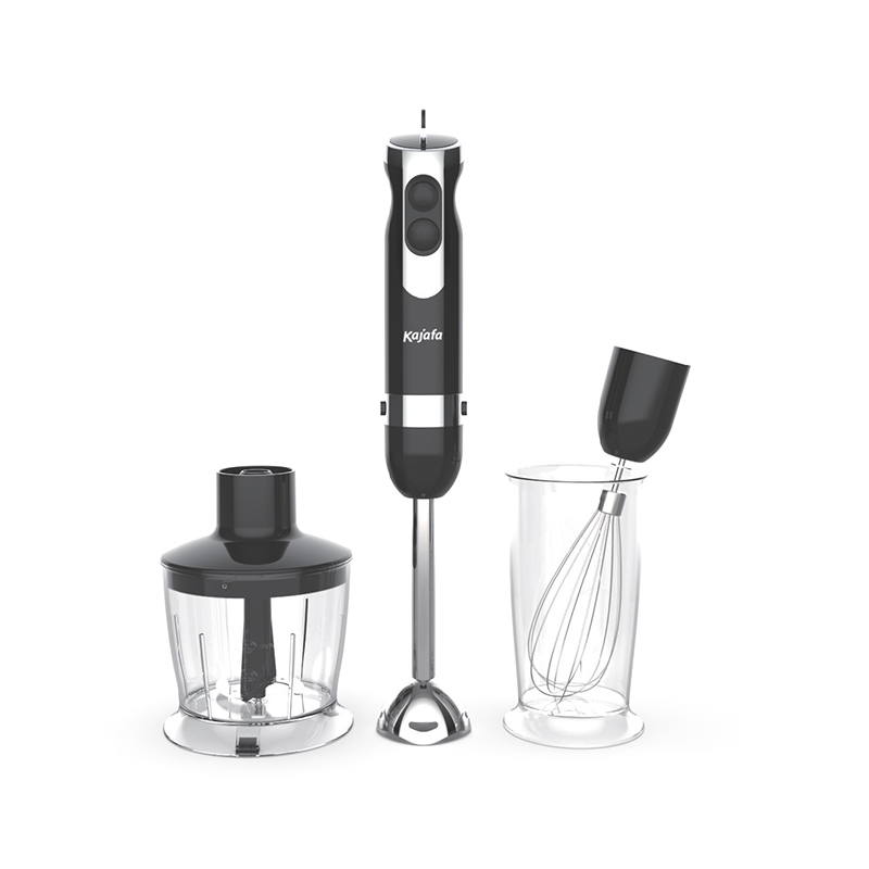 Frullatore a immersione multifunzionale HB816BCE, frullatore elettrico a immersione manuale, con ciotola per tritare, montalatte, frusta, frullatore a immersione da 600 ml