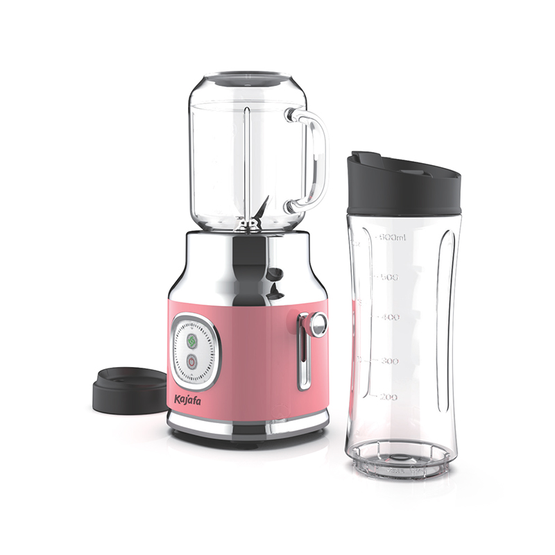 Frullatore per frullati BL389B-P4 con lame affilate, mini frullatore personale per frullati e frullati, frullatore per cucina con miscelazione, tazza da viaggio senza BPA e tazza Mason da 600 ml