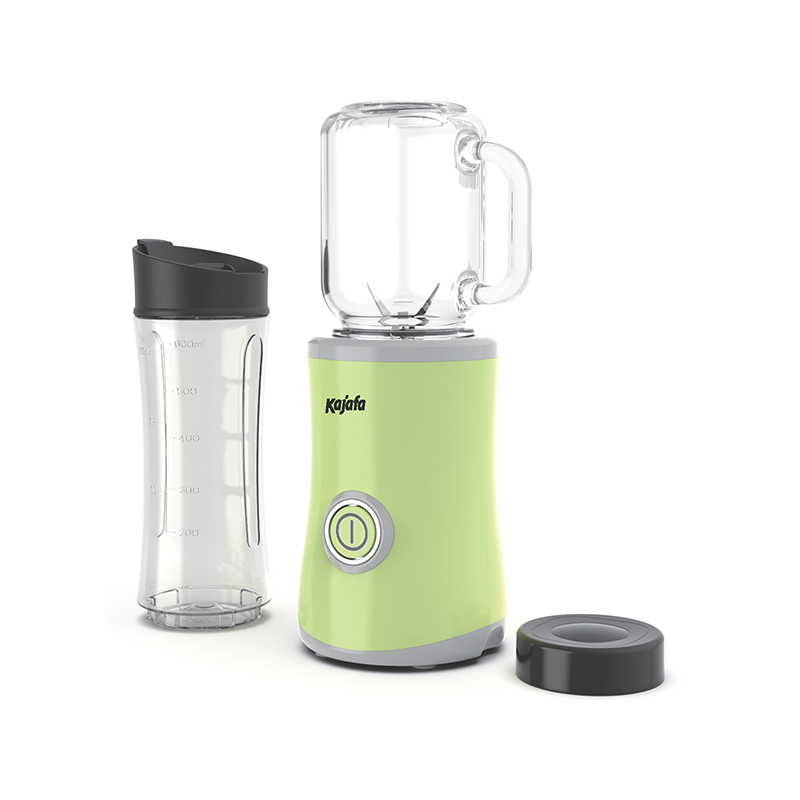 Frullatore per frullati BL-328B-P3 con lame affilate, mini frullatore personale per frullati e frullati, frullatore per cucina con miscelazione, tazza da viaggio senza BPA e tazza Mason da 500 ml