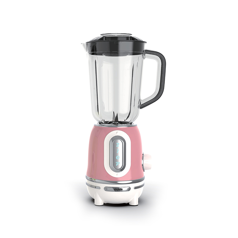BL489B-P Blender Smoothie Maker, frullatore professionale da 1,0 l con caraffa da banco, 2 velocità regolabili e funzione a impulsi, per frullati, frappè, succhi di frutta e tritaghiaccio