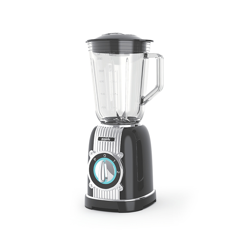 BL486B-G 2 velocità in stile retrò con controllo a impulsi, con caraffa in vetro da 1000 ml e lama in acciaio inossidabile, frullatore da banco, frullatore personale ad alta potenza