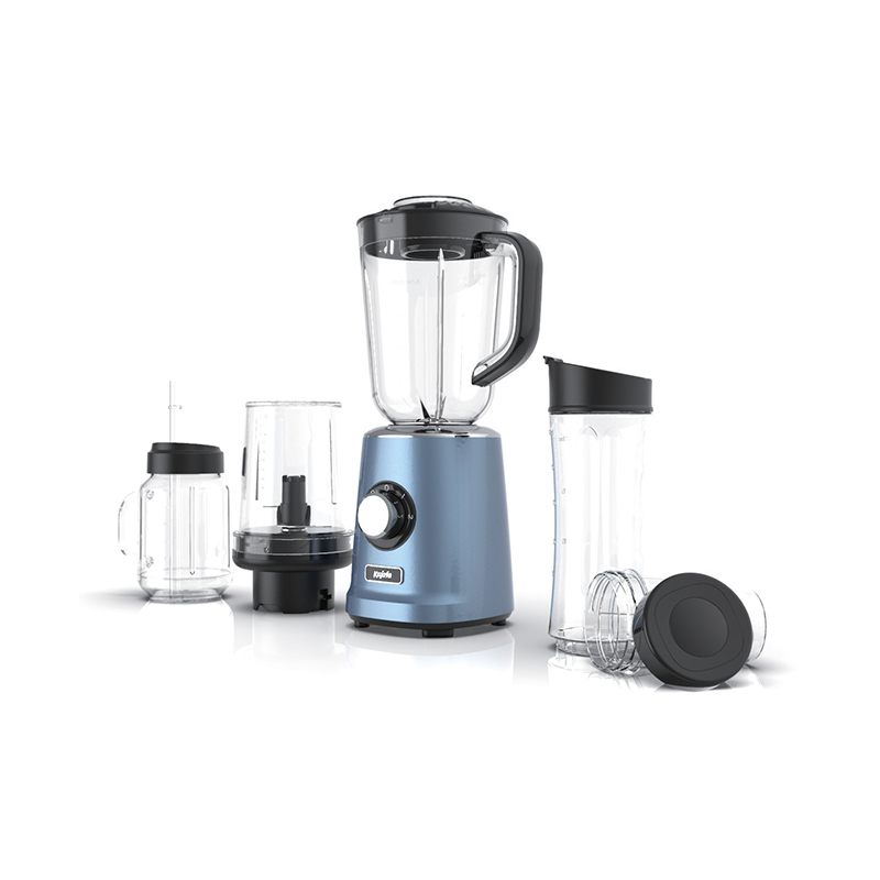Miscelatore frullatore BL565ABE-P, frullatore multifunzione ad alta velocità da 1,0 litri e tritaghiaccio ， con mini frullatore portatile da 600 ml e robot da cucina per spremiagrumi