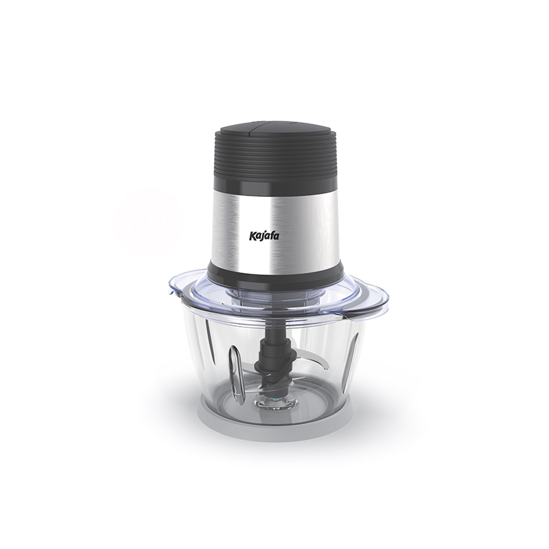 Mini tritatutto per robot da cucina FP125G - Frullatore ad alta potenza da 400 W per frutta e verdura, pappe, puree, paste e preparazione di alimenti, ciotola in vetro spesso, funzionamento con un solo tocco